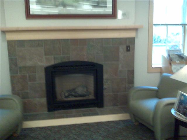 Library Fireplace